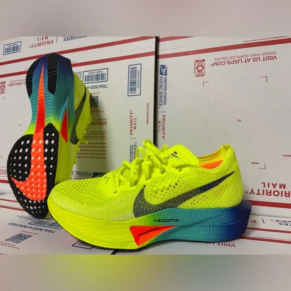Nike ZoomX 🔥 Vaporfly Green Volt Scream DV4129-700 Women’s Size 7 7.5 8 10 - Picture 4 of 9